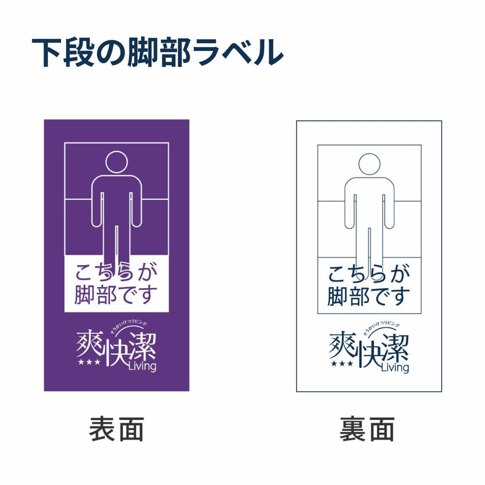 下段の脚部ラベル