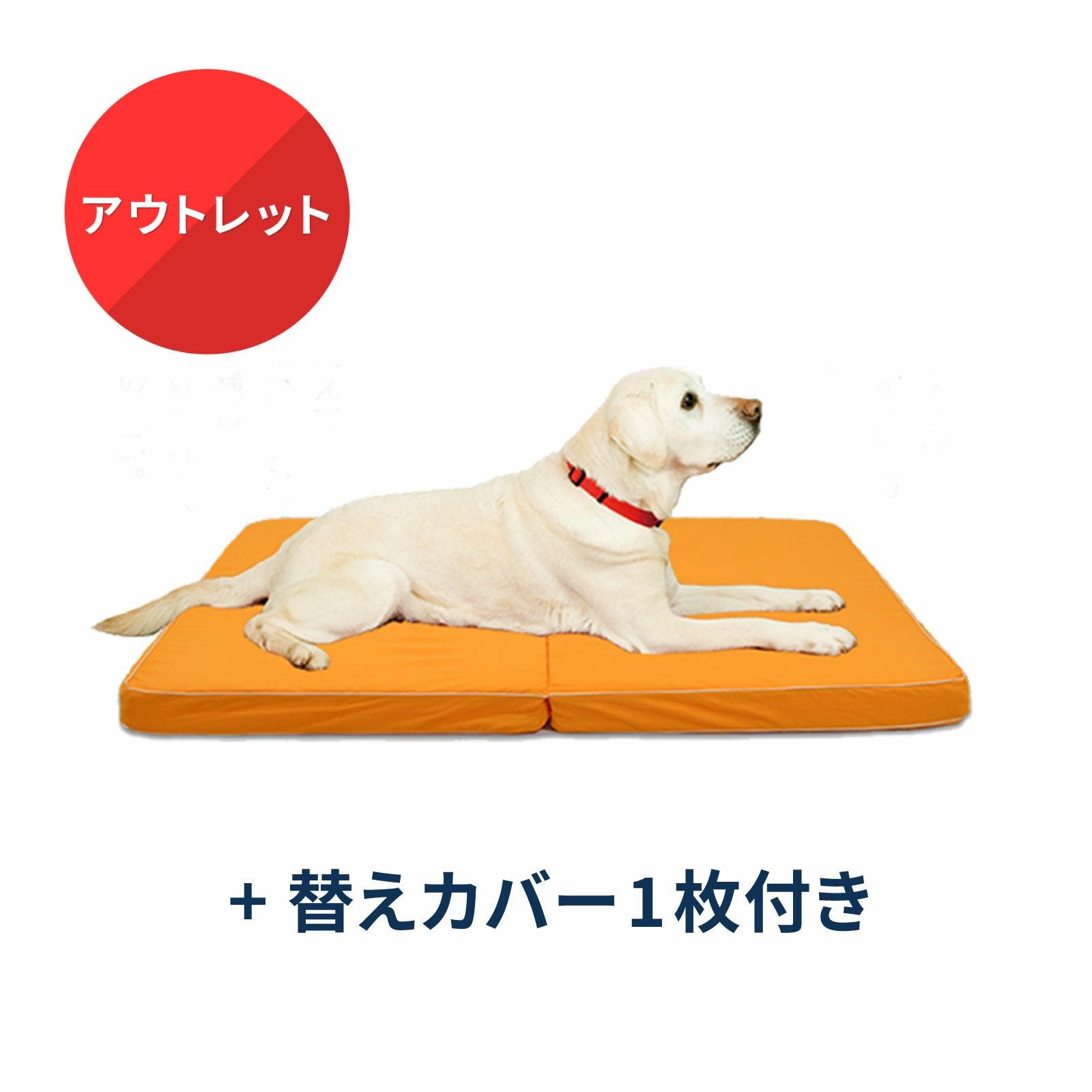 替えカバー付きドッグケアマット 〈アウトレット〉　L-DXサイズ